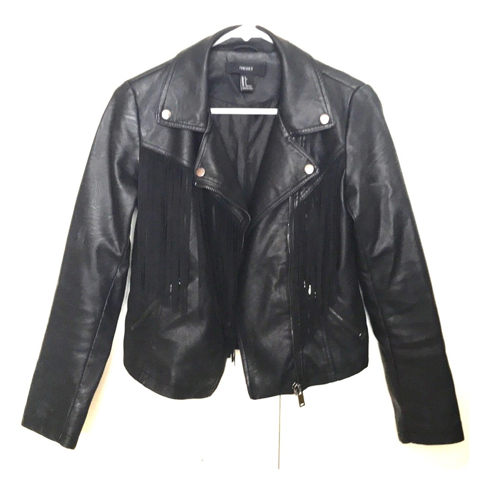Faux Leather Jacket